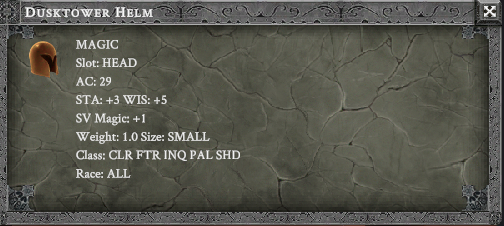 DUSKTOWER HELM item card